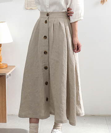45-966 패턴인 P1487 - Skirt (여성 스커트)