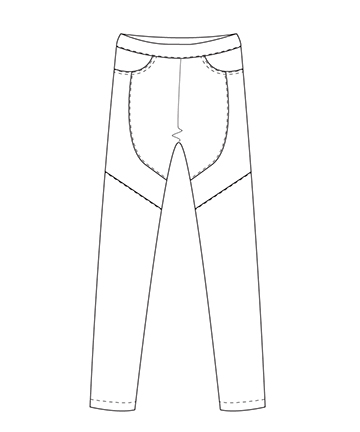57-960 패턴인 P204 - Pants (여성 바지)