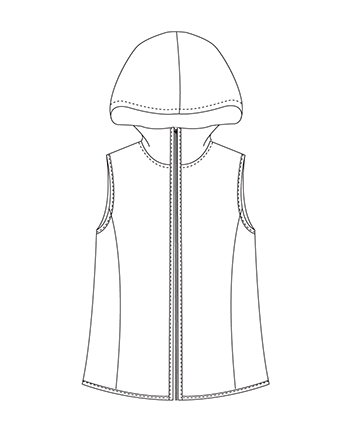59-402 패턴인 P241 - Vest (여성 조끼)