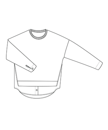 66-260 패턴인 P411 - T shirt (여성 티셔츠)