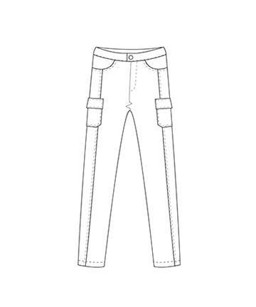 60-507 패턴인 P281 - Pants (여성 바지)