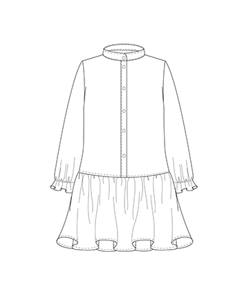 60-933 패턴인 P293 - Dress(여성 원피스)