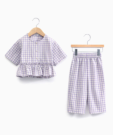 86-325 패턴인 P1234 - Pajama(아동 잠옷 Set)