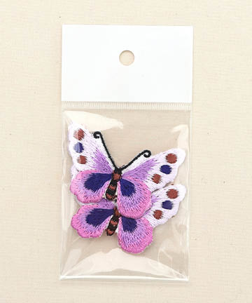44-576 화사한 나비 자수장식_퍼플