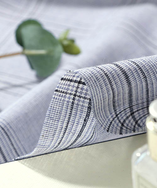 71-059 [반값체크] 소프트 폴리 멀티체크 브런치클럽_블루