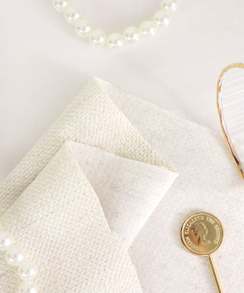 71-053 소프트 울 혼방 클래식 트위드 본딩 스윗_아이보리(1/2EA)