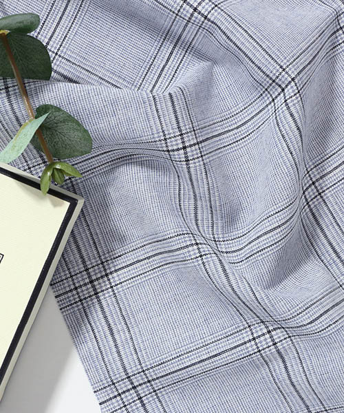 71-059 [반값체크] 소프트 폴리 멀티체크 브런치클럽_블루