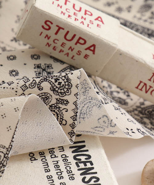 71-052 울피치 크레이프 빈티지 페이즐리 패치_연베이지