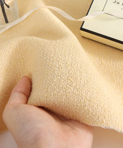 71-054 소프트 캐쥬얼 트위드 본딩 웜블랑_옐로우(1/2EA)