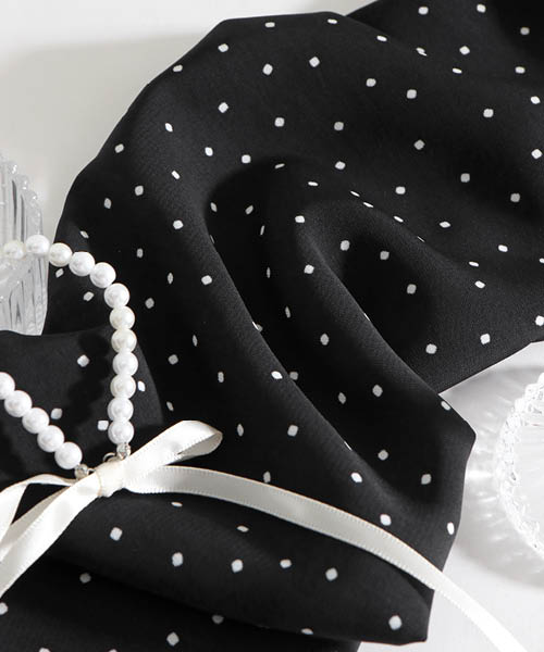 71-027 울피치 크레이프 미니도트 은하수_블랙