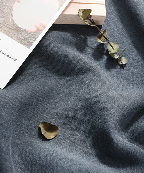 70-924 [코세페특가] 소프트 레이온린넨 무지_차콜블루