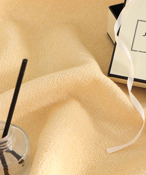 71-054 소프트 캐쥬얼 트위드 본딩 웜블랑_옐로우(1/2EA)