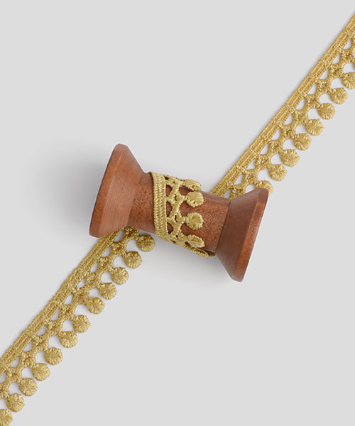 70-508 도트 송이 금사 브레이드_15mm