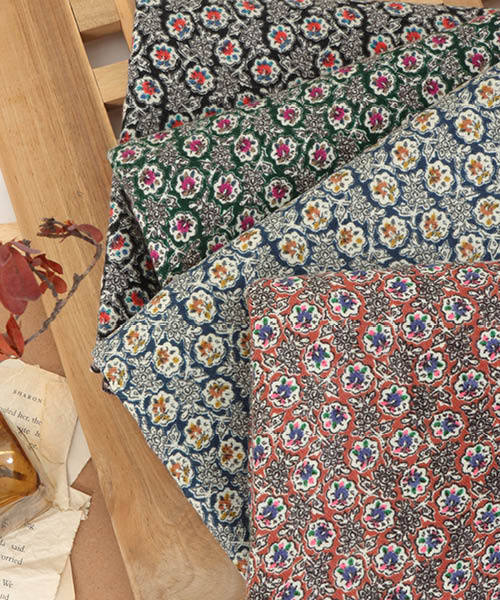 71-120 소프트터치 트윌 빈티지플라워 비엔나 4종