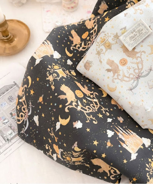 71-165 [에어로워싱] 코튼린넨 뜨왈 할로윈 파티_2종