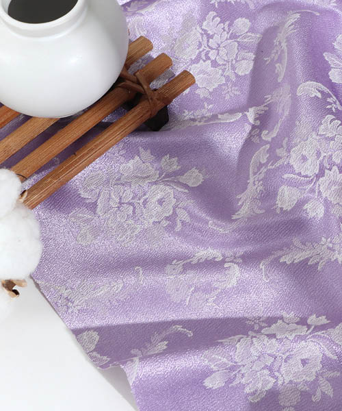 71-618 [한정기획] 한복지 양단(모본단) 피오니_퍼플