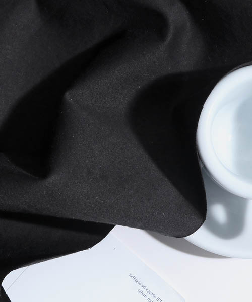 72-339 소프트 라이트 코튼스판 무지 원단 컴포트_블랙