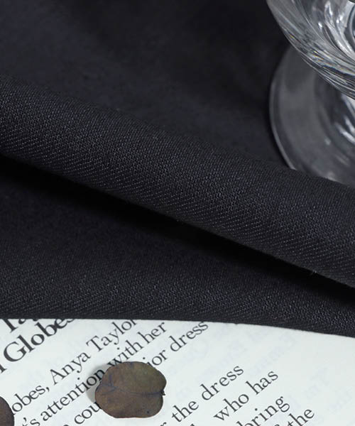 72-379 [반값무지] 소프트 텐션 10수 코튼 트윌 원단 라스트_네이비블랙