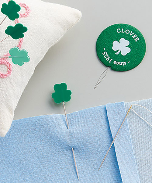 70-300 [크로바] 클로버 모티프 니들세트 시침핀 바늘