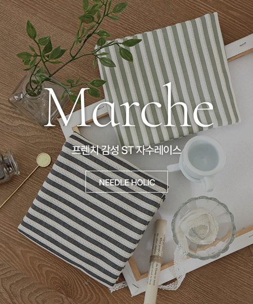 73-077 프렌치 감성 ST 자수레이스 원단 마르쉐 2종_(1/2EA)