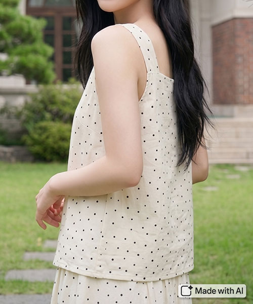72-436 소프트 터치 RN 레이온 나일론 원단 빈티지도트_백아이