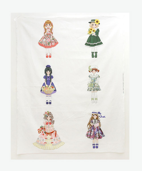 73-177 DTP 소프트 20수 코튼 프린세스블룸 6컷 커트지_(110cm x 150cm)