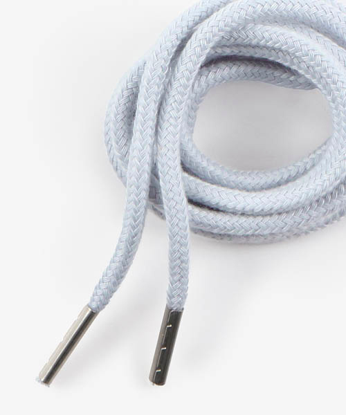 73-280 원형 후드끈 허리 철팁스트링 140cm_실버그레이