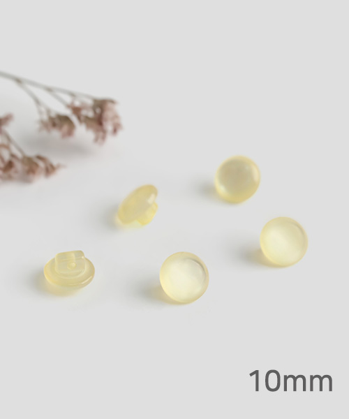 87-692 파스텔 반콩단추 10mm_옐로우