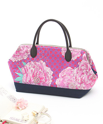 90-216 [완제품]코하스아이디 도트플라워 휠프레임백_40