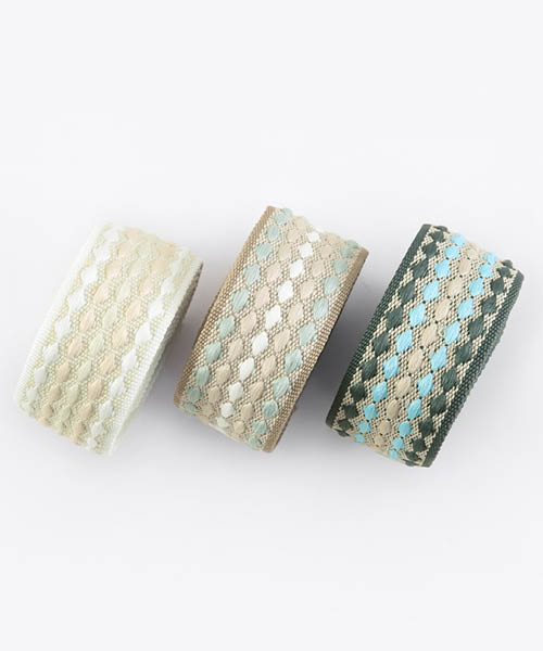 67-747 멀티 스티치 웨이빙끈 가방끈 38mm
