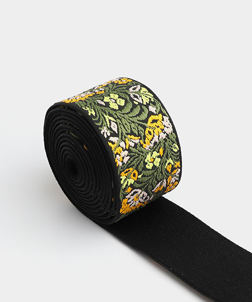 66-119 풀 블룸 가방끈 50mm_옐로우
