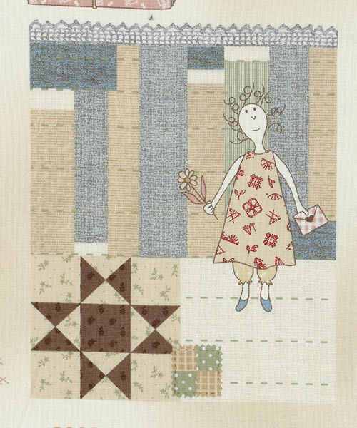 74-462 코스모 아메리칸 컨트리 패널(110×60cm) 커트지_베이지