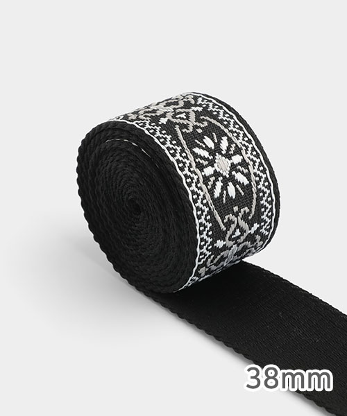 68-265 썬플라워 가방끈 38mm_블랙