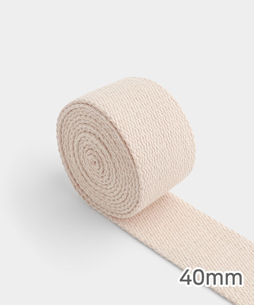 68-264 뮤트 순면 가방끈 40mm_피치스킨
