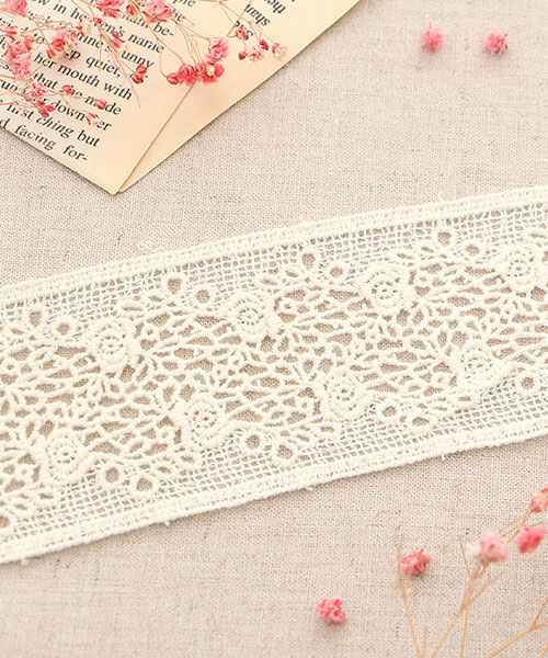 54-030 담쟁이 덩쿨 코튼 케미컬레이스_크림 08