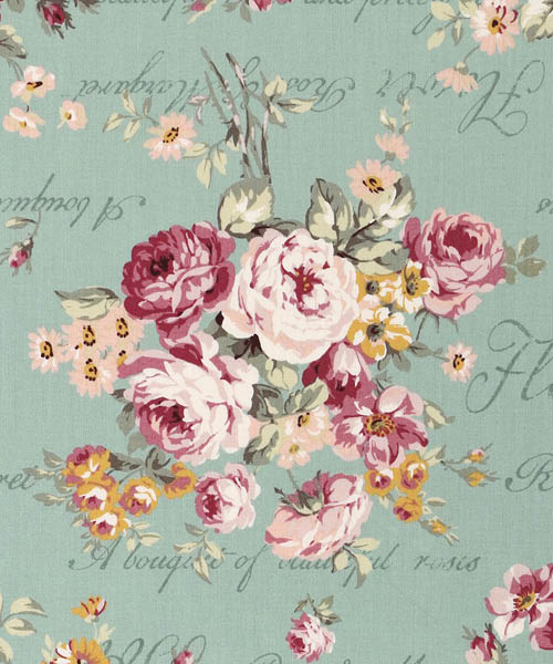 77-876 퀼트게이트 코튼 쉬팅 클래식 로즈 필드_그린