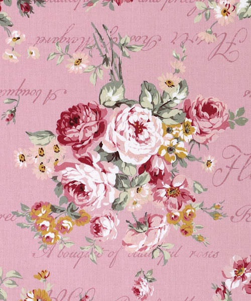 77-877 퀼트게이트 코튼 쉬팅 클래식 로즈 필드_핑크