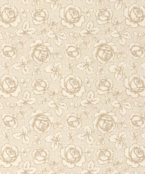 77-864 퀼트게이트 코튼 쉬팅 로맨틱 로즈 가든_연베이지