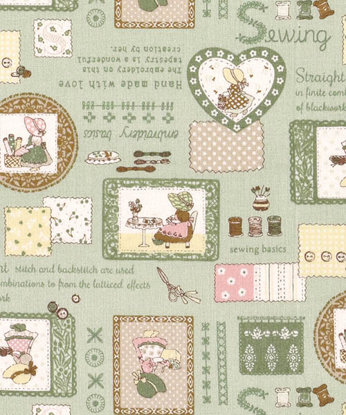 68-306 수입원단 코튼 쉬팅 알토알베로 소잉선보넷 아뜰리에_그린