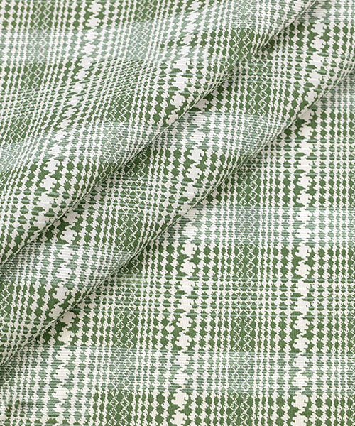 30-433 유와 코튼셔팅 글렌 체크_그린