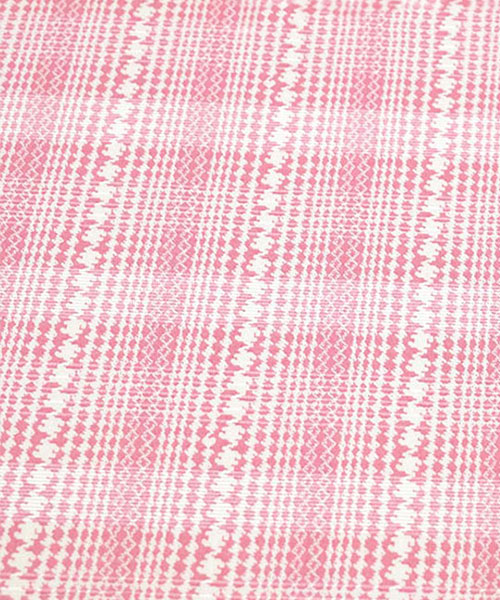 30-435 유와 코튼셔팅 글렌 체크_핑크