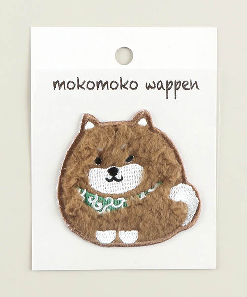 33-671 코카 모코모코 뽀글이 애니멀 접착식 와펜 LGW_11D
