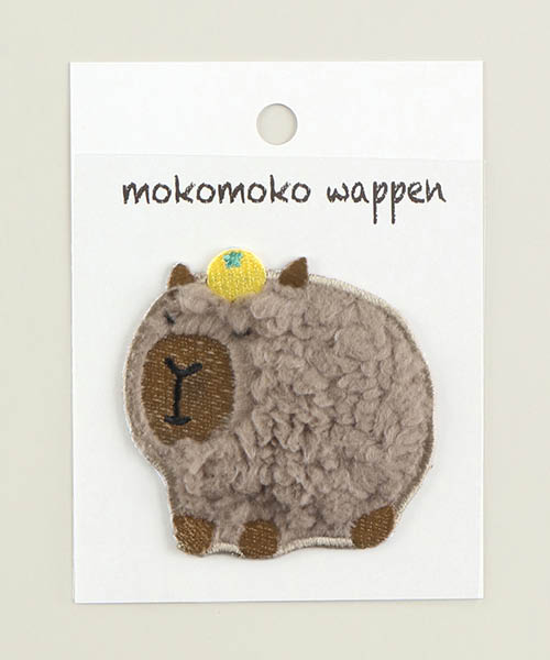 33-669 코카 모코모코 뽀글이 애니멀 접착식 와펜 LGW_11B