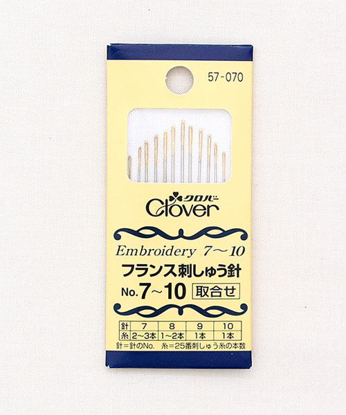 57-070 [크로바] 프랑스 자수바늘 7~10호