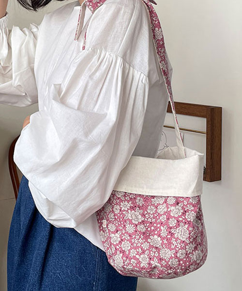 45-325 유와 코튼린넨 스와니유와 그레이스풀플라워_핑크#