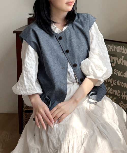 54-151 패턴인 P1534 - Vest (여성 베스트)