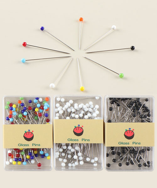 70-781 글라스 유리 시침핀_3컬러