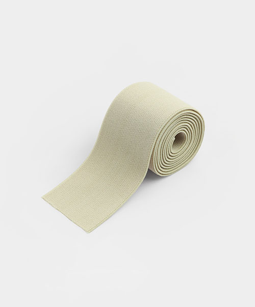 70-977 90cm) 38mm 울 고무줄_베이지