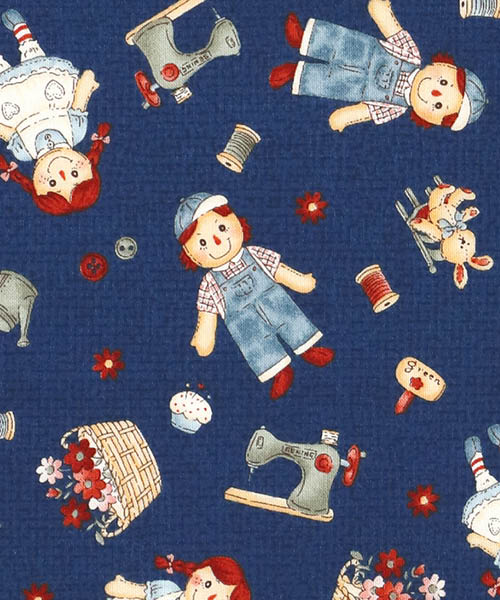 68-886 수입원단 코튼 알토알베로 핸드메이드 가든_네이비