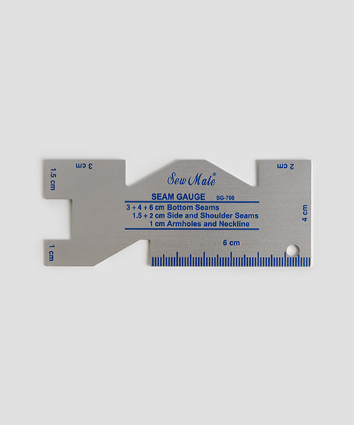 40-981 핸디 시접 가이더_무광실버